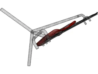 Electric Guitar 3D Model preview
