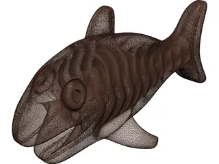 Chocolate Fish 3D Model preview