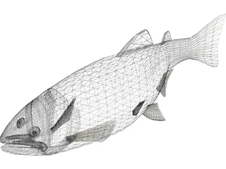 Happy Fish 3D Model preview