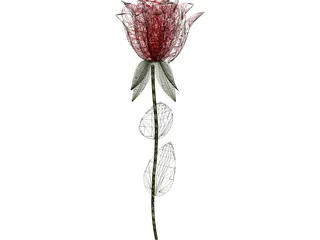 Rose 3D Model preview