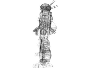 Wasp 3D Model preview
