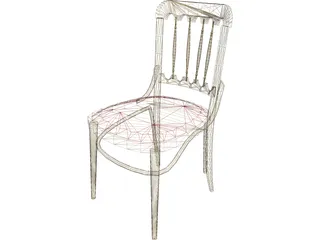 Chair Kitchen 3D Model preview
