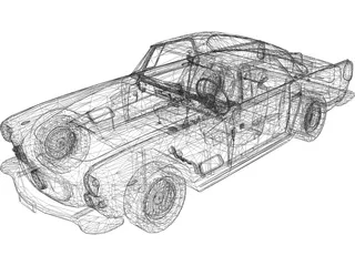 Maserati 3500 GT (1960) 3D Model preview