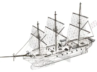 Barco 3D Model preview