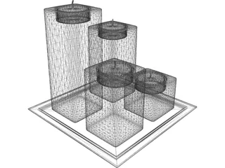 Candlestick 3D Model preview
