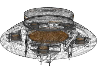 UFO (The Invaders) 3D Model preview