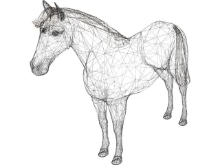 Horse 3D Model preview
