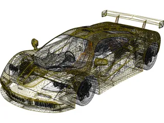 McLaren F1 LM 3D Model preview