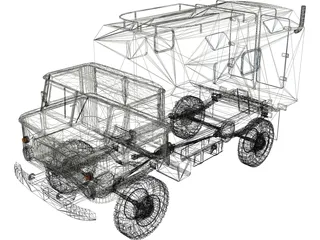 GAZ-66 3D Model preview