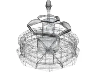Fountain 3D Model preview