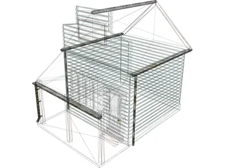 Short Shop 3D Model preview