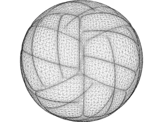 Volleyball 3D Model preview
