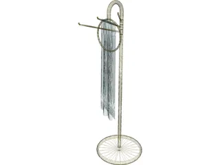 Towel Dryer 3D Model preview