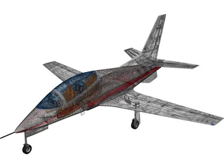 Kitplane ViperJet MKII 3D Model preview
