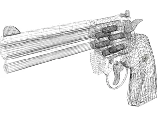 Colt Python 3D Model preview