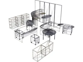 Office 3D Model preview