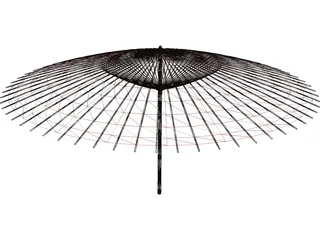 Umbrella 3D Model preview