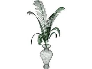 Plant In Vase 3D Model preview
