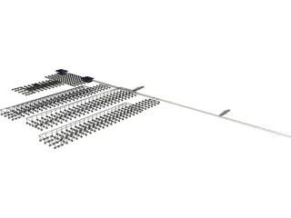 Boat Docks 3D Model preview