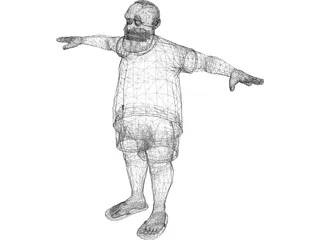 Big Daddy 3D Model preview