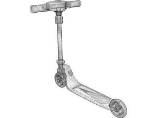 Scooter Electric 3D Model preview