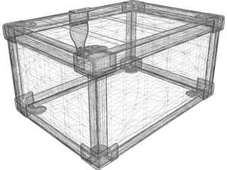 Travel Chest 3D Model preview