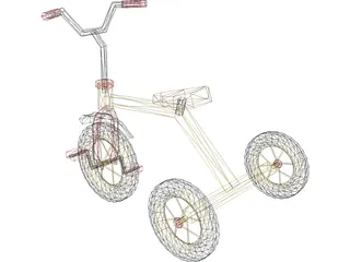 Bike Child 3D Model preview