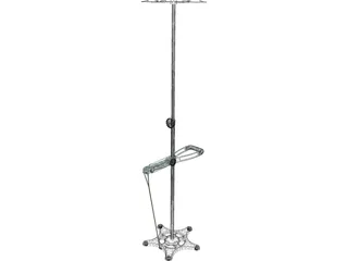 IV Stand 3D Model preview