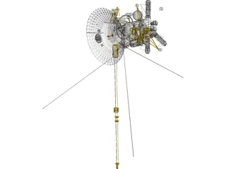 Cassini Probe 3D Model preview