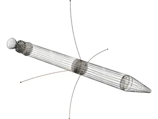 Explorer 1 Probe 3D Model preview