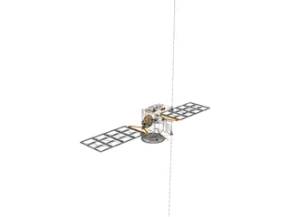 Mars Express Probe 3D Model preview