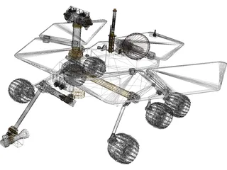Mars Express Rover 3D Model preview