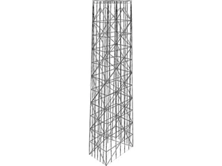 Hancock Tower, Chicago IL 3D Model preview
