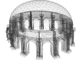 Ancient Dome 3D Model preview