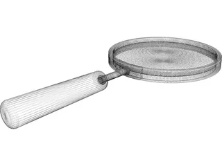 Magnifying Glass 3D Model preview
