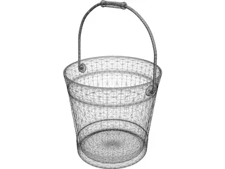 Water Bucket 3D Model preview