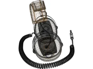 Koss Pro 4AA 3D Model preview