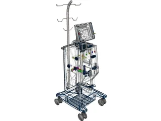 Blood Fresh Equipment 3D Model preview