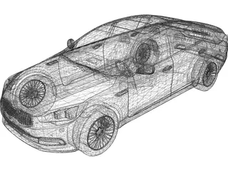 Kia Quoris 3D Model preview