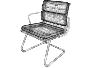 Business Class Chair 3D Model preview