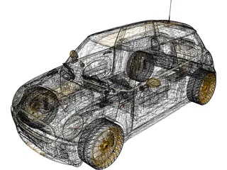 Mini Cooper S Modified (2005) 3D Model preview