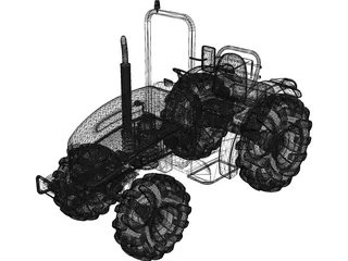 Tractor 3D Model preview