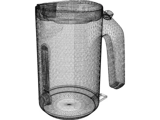 Teapot Philips HD 4631 3D Model preview