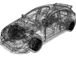 Mercedes-Benz A45 AMG Edition 1 3D Model preview