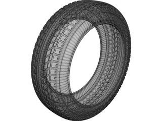 Tyre 3D Model preview