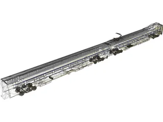 Dutch Train 3D Model preview