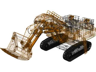 Hitachi EX5500 3D Model preview