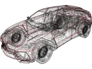Lamborghini Urus Concept 3D Model preview