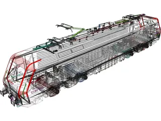 Train 3D Model preview