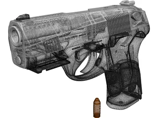 Beretta Px4 Storm 3D Model preview
